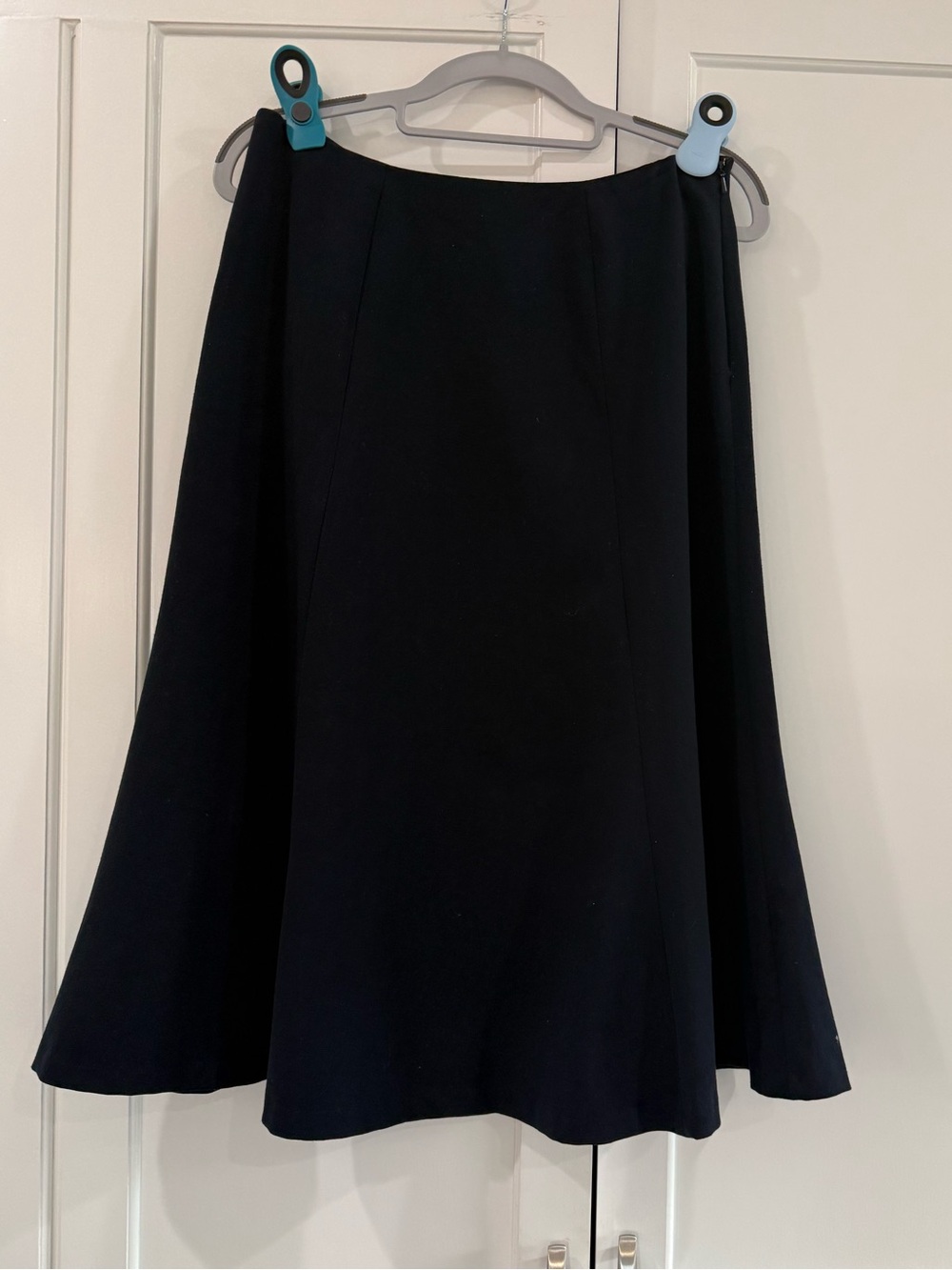 Chaps Navy Blue Circle Skirt